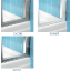 Дверь для комбинации с дверью или стенкой Ravak Chrome CRV2-90 блестящий+транспарент 1QV70C00Z1