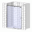 Душевая дверь в нишу RGW Passage PA-12 (1000x1040)x1950 стекло матовое 01081210-21