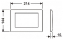 Кнопка смыва TECE Planus 9240312 белая матовая 9240312