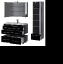 Комплект мебели Aquanet Верона 100 подвесная черная