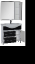 Комплект мебели Aquanet Доминика 90 черная