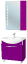Тумба с раковиной Bellezza Глория 65 фиолетовая
