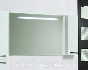 Зеркало-шкаф Акватон Диор 120 белый